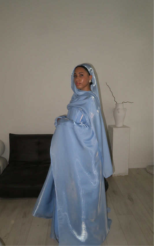 Ayana Cloud Abaya – Sky (NEW)